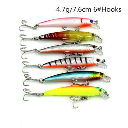 HENGJIA Set002 Señuelos Pesca43Piezas Lentejuelas Metálicas