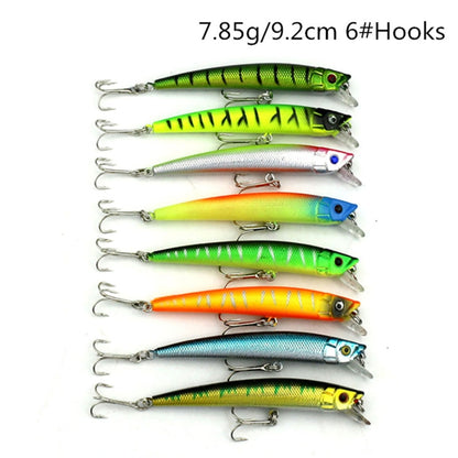 HENGJIA Set002 Señuelos Pesca43Piezas Lentejuelas Metálicas
