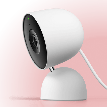 Nest Cam Indoor con cable 3ª generación color Snow cámara de seguridad