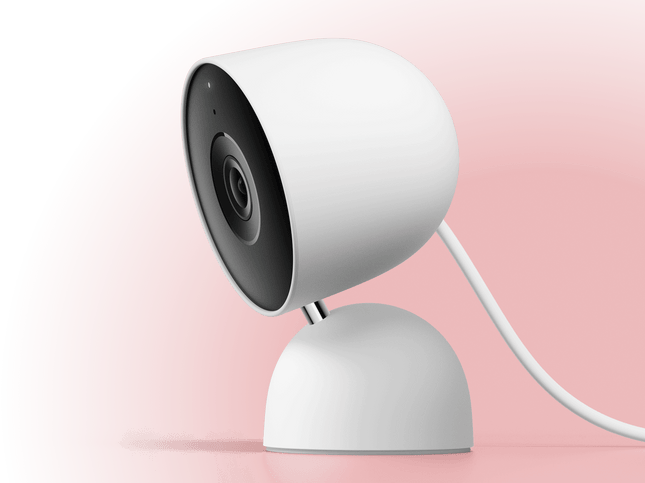 Nest Cam Indoor con cable 3ª generación color Snow cámara de seguridad