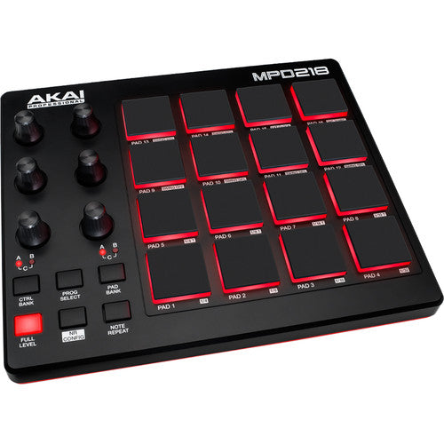 Akai Professional MPD218 Controlador USB con 16 Pads Retroiluminados y MiniLab 3 Teclado USB con Pedal Sustain