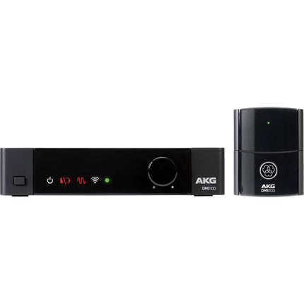 AKG DMS100 Sistema inalámbrico digital para instrumentos con micrófono Lavalier cardioide y receptor de mesa