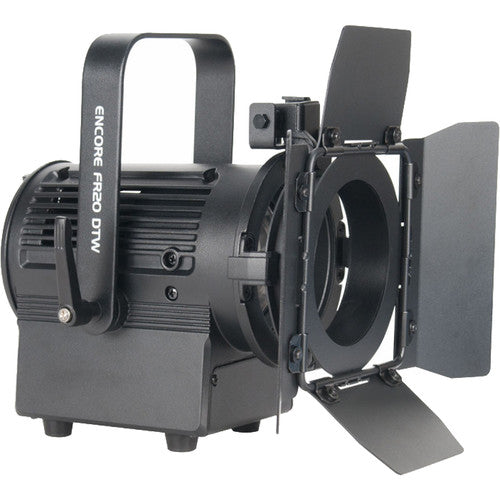 American DJ Starter Stream PAK luces LED Fresnel blancas cálidas y dimmer con soportes de luz