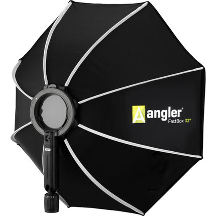 Angler FastBox Kit Softbox Octagonal 32 pulgadas para Profoto A1 y Godox V1 con Adaptador