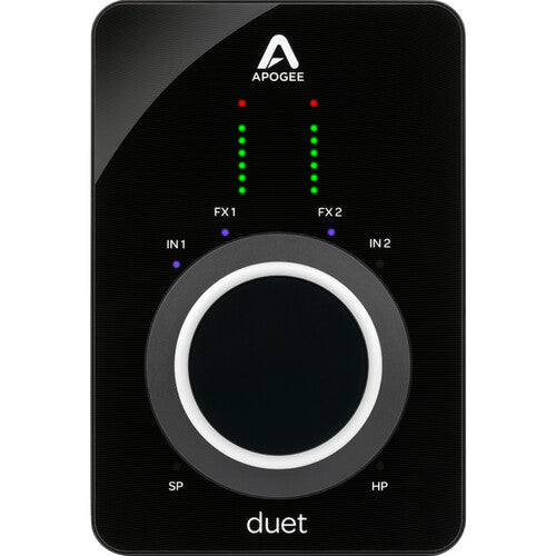 Apogee Electronics Duet 3 Interfaz de Audio Ultracompacta 2x4 USB Type-C con Dock de Escritorio Ergonomico