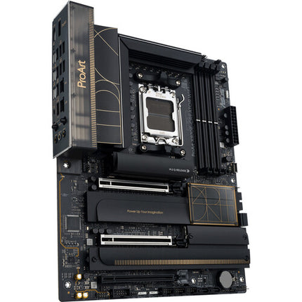 AMD Ryzen 7 9850X3D CPU con placa ASUS ProArt X870E WiFi y RAM Corsair 32GB DDR5-6000