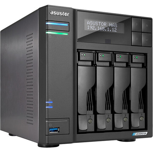 Asustor 16TB Lockerstor 4 Gen2+ NAS 4 Bahías 4 x 4TB 5400rpm SATA III