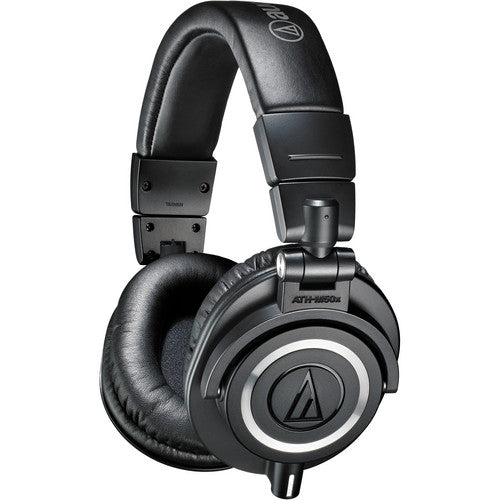 Audio-Technica ATH-M50x Auriculares Monitor con Estuche Universal y Cable Espiral