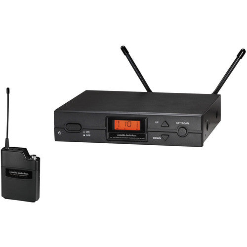 Audio-Technica 2000 Series ATW-2110b Sistema Inalámbrico UHF 10 Canales Lavalier Cardioide