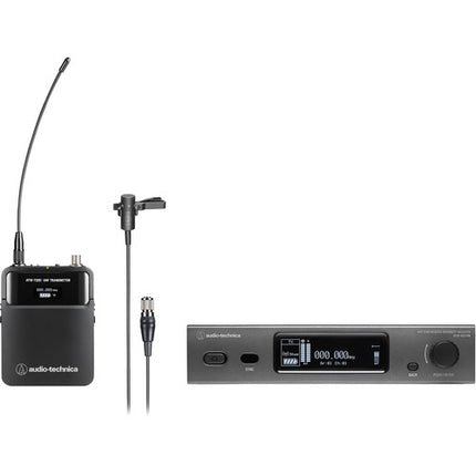 Audio-Technica ATW-3211N/831 Sistema Inalámbrico Micrófono Lavalier Cardioide 9.5h Batería 330ft Alcance