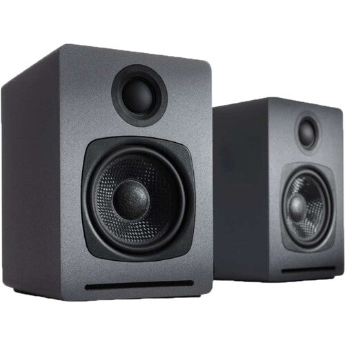 Audioengine A1 Sistema de Altavoces Bluetooth con Soportes DS1M para Escritorio 2.75" Woofer 15° Inclinación Vertical