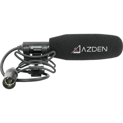 Azden SGM-250CX Micrófono de cañón corto con parabrisas y shockmount