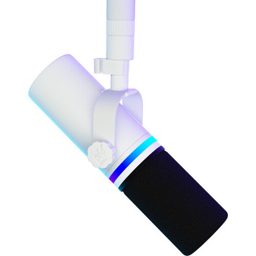 BEACN Mic Micrófono Dinámico USB para Podcast con Brazo Boom Blanco