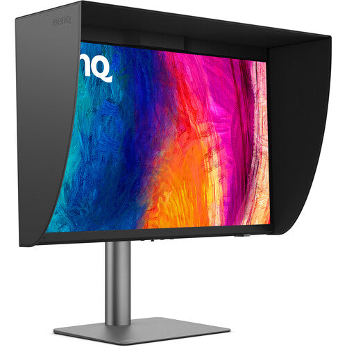 BenQ Dual 27" PD2770U Monitor 4K UHD 3840x2160 60Hz con Ergo Arm Kit