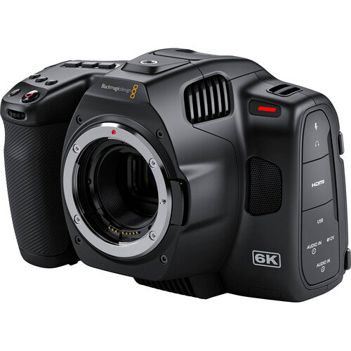 Blackmagic Design Pocket Cinema Camera 6K Pro Cámara Canon EF Kit con Monitor 5.2" y Baterías 4400mAh