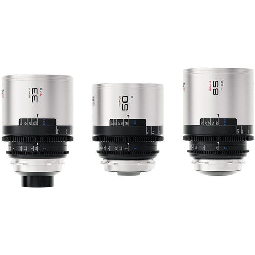 BLAZAR LENS Remus-M 1.5x Lentes Anamórficos Full-Frame 33 50 85mm T1.8 T2.8 Kit 3 lentes con adaptadores Canon RF