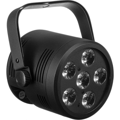 Blizzard LB Hex Unplugged LED PAR Kit con 4 Luces 6W y Bolsa de Transporte