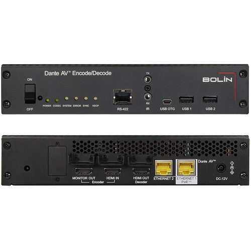 Bolin Technology D20H Transceptor AV Dante HDMI 4K60 UHD 3 unidades