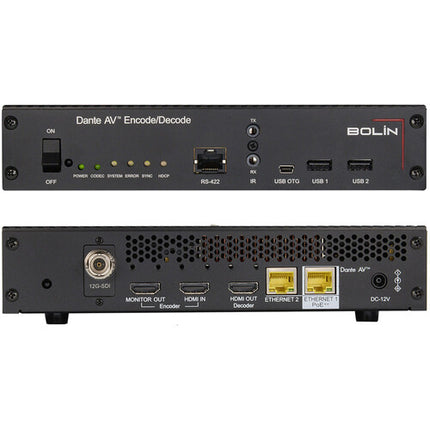 Bolin Technology D20H Dante AV Kit Transceptores HDMI SDI 4K60 UHD