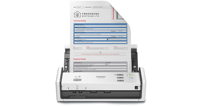 Brother ADS-1300 Escáner De Escritorio Compacto USB 3.0 60 IPM Alto Rendimiento