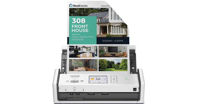 Brother ADS-1800W Escáner Inalámbrico Con Pantalla Táctil a Color