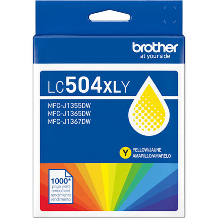 Cartuchos de Tinta Brother LC504XL Kit Alta Capacidad CMY y Negro para Impresora INKvestment