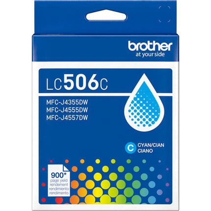 Brother LC506 Cartuchos de Tinta Estándar 900 Páginas para Impresoras MFC