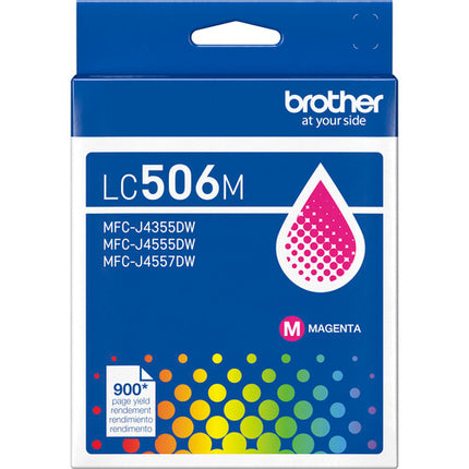 Brother LC506 Cartuchos de Tinta Estándar 900 Páginas para Impresoras MFC
