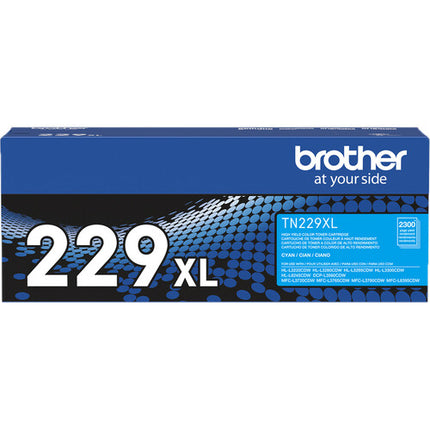 Brother TN229XL Kit de Cartuchos de Tóner 4 Colores Alto Rendimiento para Impresoras Brother HL-L3220CDW L3295CDW