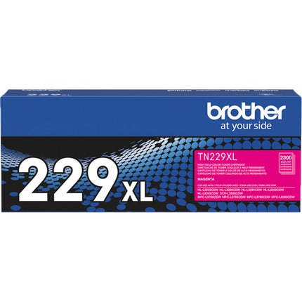 Brother TN229XL Kit de Cartuchos de Tóner 4 Colores Alto Rendimiento para Impresoras Brother HL-L3220CDW L3295CDW