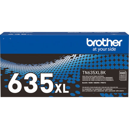 Brother TN635XL Kit de Cartuchos de Tóner de Alto Rendimiento 5500 Páginas Negro Azul Magenta Amarillo