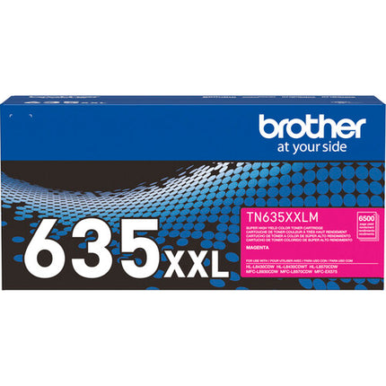 Brother TN635XXL Kit Cartuchos Toner Color Negro 7500 Paginas Cyan Magenta Amarillo 6500 Paginas