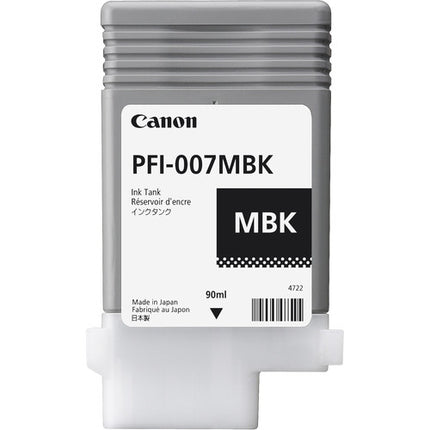 Canon PFI-007 Juego de Tintas 90mL para Impresora Gran Formato imagePROGRAF iPF670E 24"