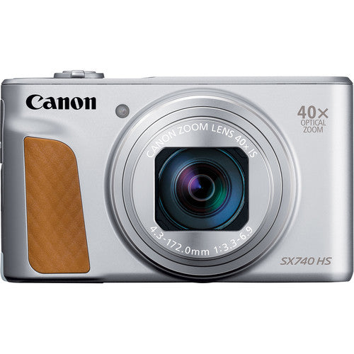 Cámara digital Canon PowerShot SX740 HS con tarjeta 64GB y estuche protector