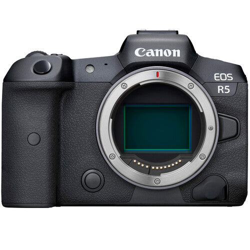 Canon EOS R5 Cámara sin Espejo 45MP con Empuñadura BG-R10 y Batería Extra