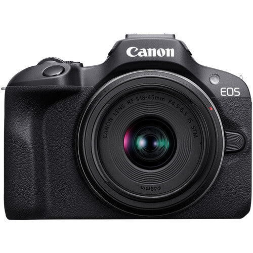 Cámara sin Espejo Canon EOS R100 con Sensor 24.1MP Vídeo 4K y Kit Essentials Plus
