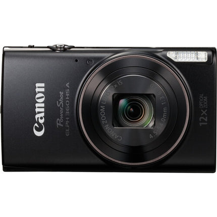 Canon PowerShot ELPH 360 HS Cámara Digital 20.2MP Zoom 12x 128GB