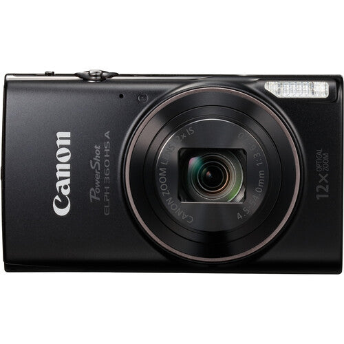 Canon PowerShot ELPH 360 HS Cámara Digital 20.2MP Zoom 12x 128GB