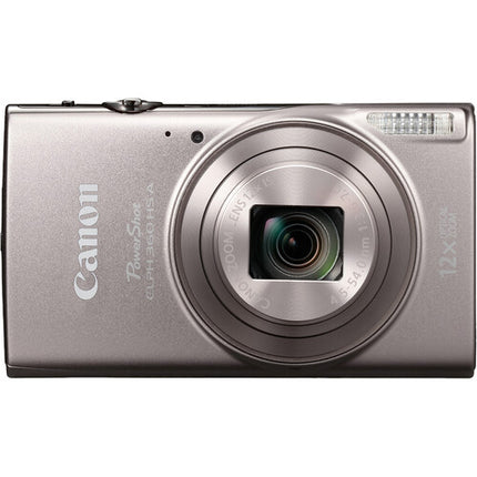 Canon PowerShot ELPH 360 HS Cámara Digital 20.2MP Zoom 12x con Bolsa y Tarjeta 128GB