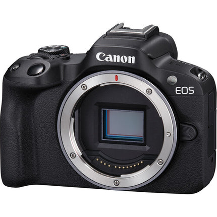 Canon EOS R50 Cámara sin Espejo 24.2MP 4K 30p Kit Esencial Negro