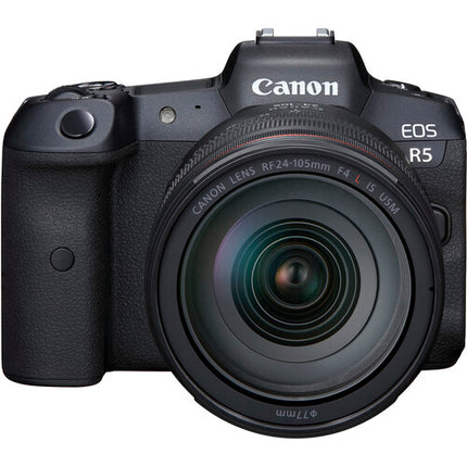 Canon EOS R5 Cámara sin Espejo 45MP con Lente 24-105mm y Kit Essentials+