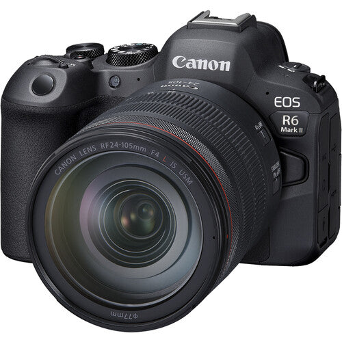 Canon EOS R6 Mark II Cámara Sin Espejo 24.2MP 4K60 con Empuñadura y Kit de Baterías