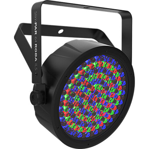 CHAUVET DJ SlimPAR 64 RGBA ILS Luz LED PAR Wash 180 LEDs 15° Ángulo Kit completo