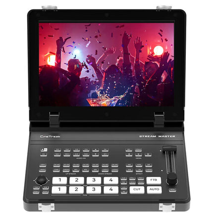 CineTreak CT-PT20 Kit NDI PTZ 2 Cámaras Zoom Óptico 20x Switcher HDMI