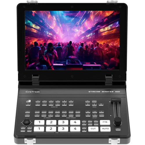 CineTreak CT-PT20 Kit de 2 cámaras PTZ NDI con Zoom Óptico 20x y Switcher HDMI SDI