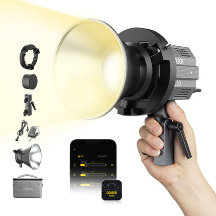 COLBOR CL60 Bi-Color Monolight LED 20,240 Lux 97.68Wh Batería PG99 Kit