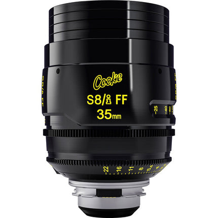 Cooke S8i Full-Frame Plus Set de 8 lentes T1.4 con distancias 18 a 135mm y diámetro frontal 104mm ARRI PL