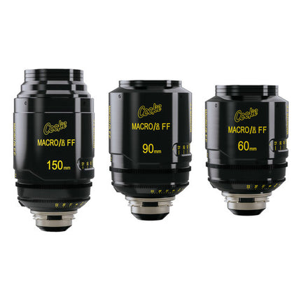 Cooke Macro/i Full-Frame 3-Lens Prime Set Lentes 60/90/150mm ARRI PL 1:1 Macro