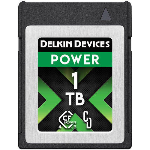 Delkin Devices 1TB POWER 4.0 CFexpress Tipo B Tarjeta de Memoria 3560 MB/s 3220 MB/s 2-Pack