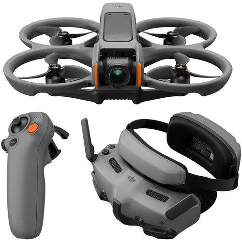 DJI Avata 2 FPV Drone Goggles Fly More Combo O4 Transmisión 8.1 Miles RockSteady